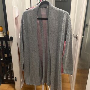 NIC+ZOE Textured Gray Cardigan